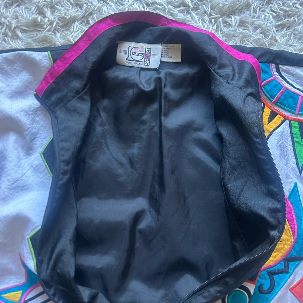 Vintage Warm-Up Jacket, Sz S - Picture 5 of 12